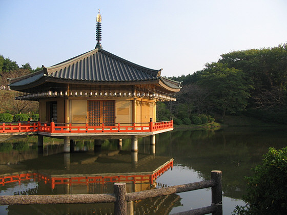 Abemonjuin Temple Floating Pavillion