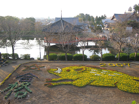 Abemonjuin Temple Flowers