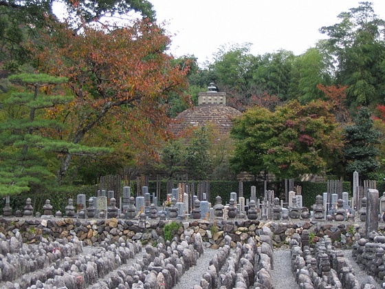 Adashino Nembutsuji Temple Stupa