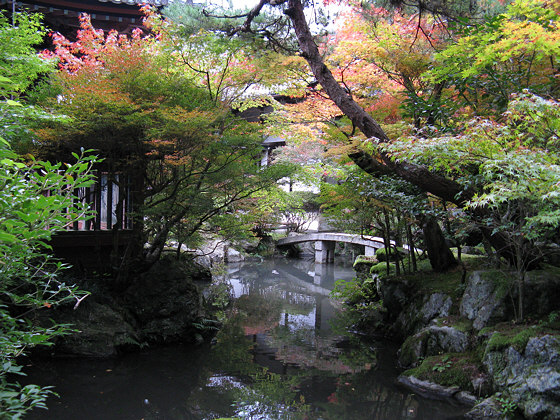 Bishamondo Temple Pond