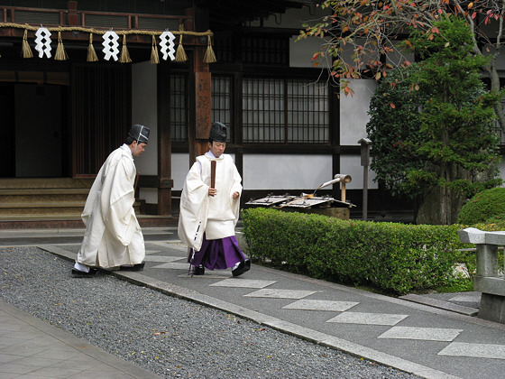 Fushimi-inari Shinto Priests
