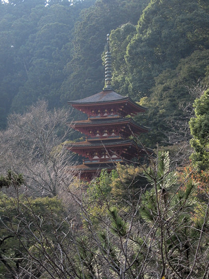 Hasedera Temple pagoda