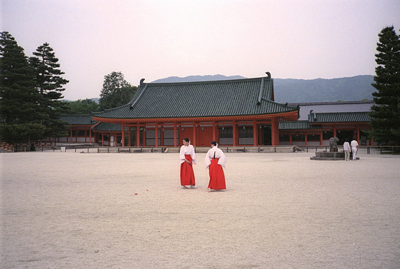 Heian Jingu Shrine Maidens