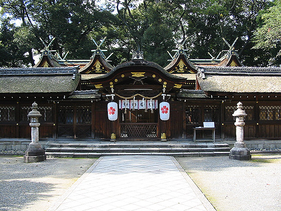 Hirano Taisha Shrine main hall