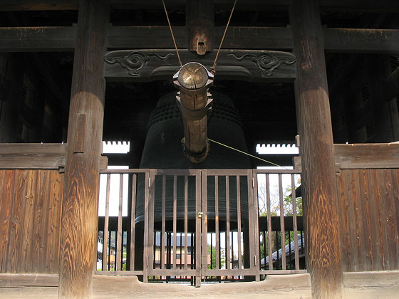 Hokoji Temple Belfry Closeup