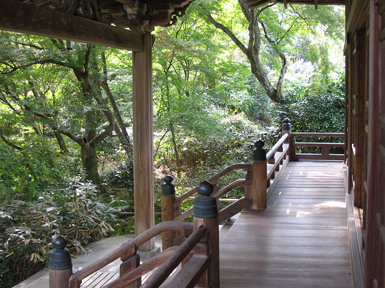 Hokyoin Temple Porch