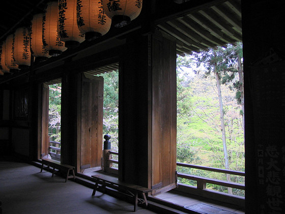 Ishiyama Temple Hondo Lanterns