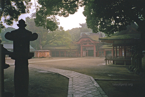 Iwashimizu Hachimangu Shrine Stone Lantern Kyoto