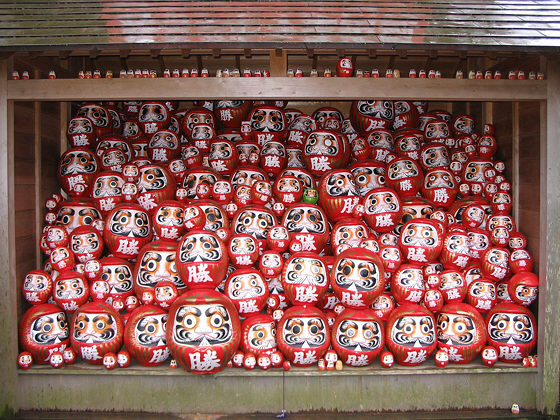 Katsuoji Temple Daruma Dolls