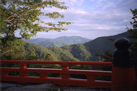 Mount Hiei viewed from Kurama