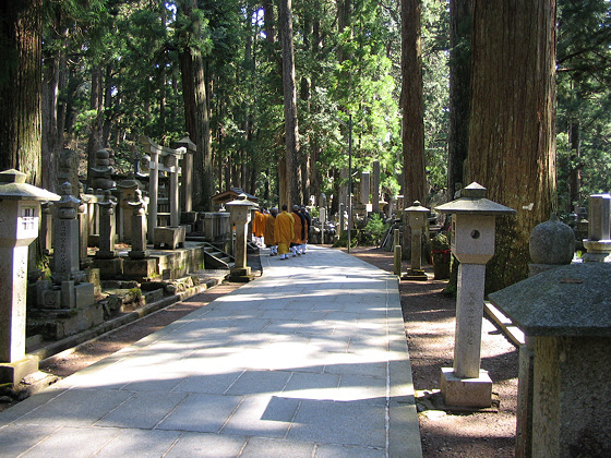Mount Koya Okunoin Temple Monks