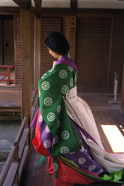 Ninnaji Temple Green Robes
