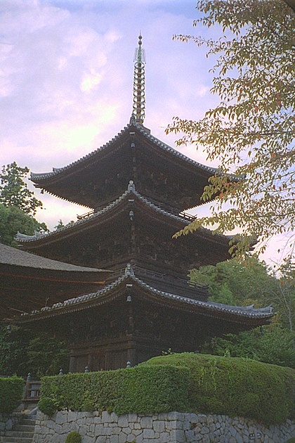 Miidera Temple pagoda