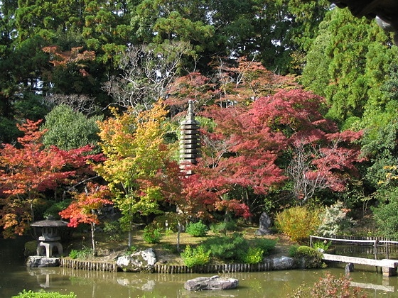 Seiryoji Temple Pond