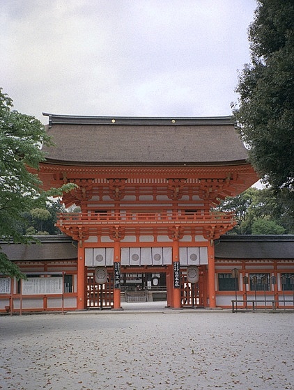 Shimogamo Jinja shrine gate