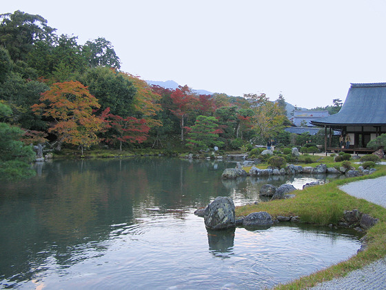 Tenryuji Temple Pond