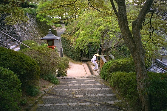 Yoshiminedera temple Pilgrim